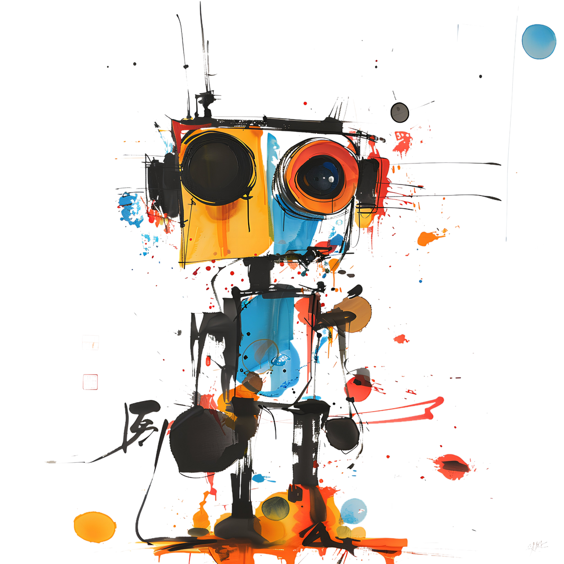 Illustration of a robot